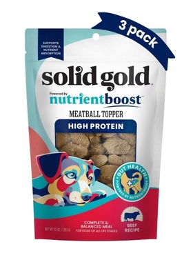 美国直邮 Solid Gold Food Toppers for Picky Dogs高蛋白狗零食
