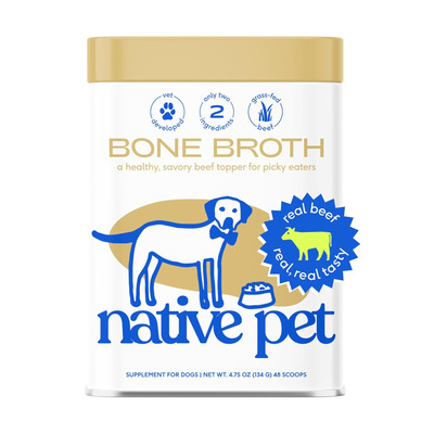 美国直邮 Native Pet Bone Broth for Dogs & Cats猫狗骨汤粉134g