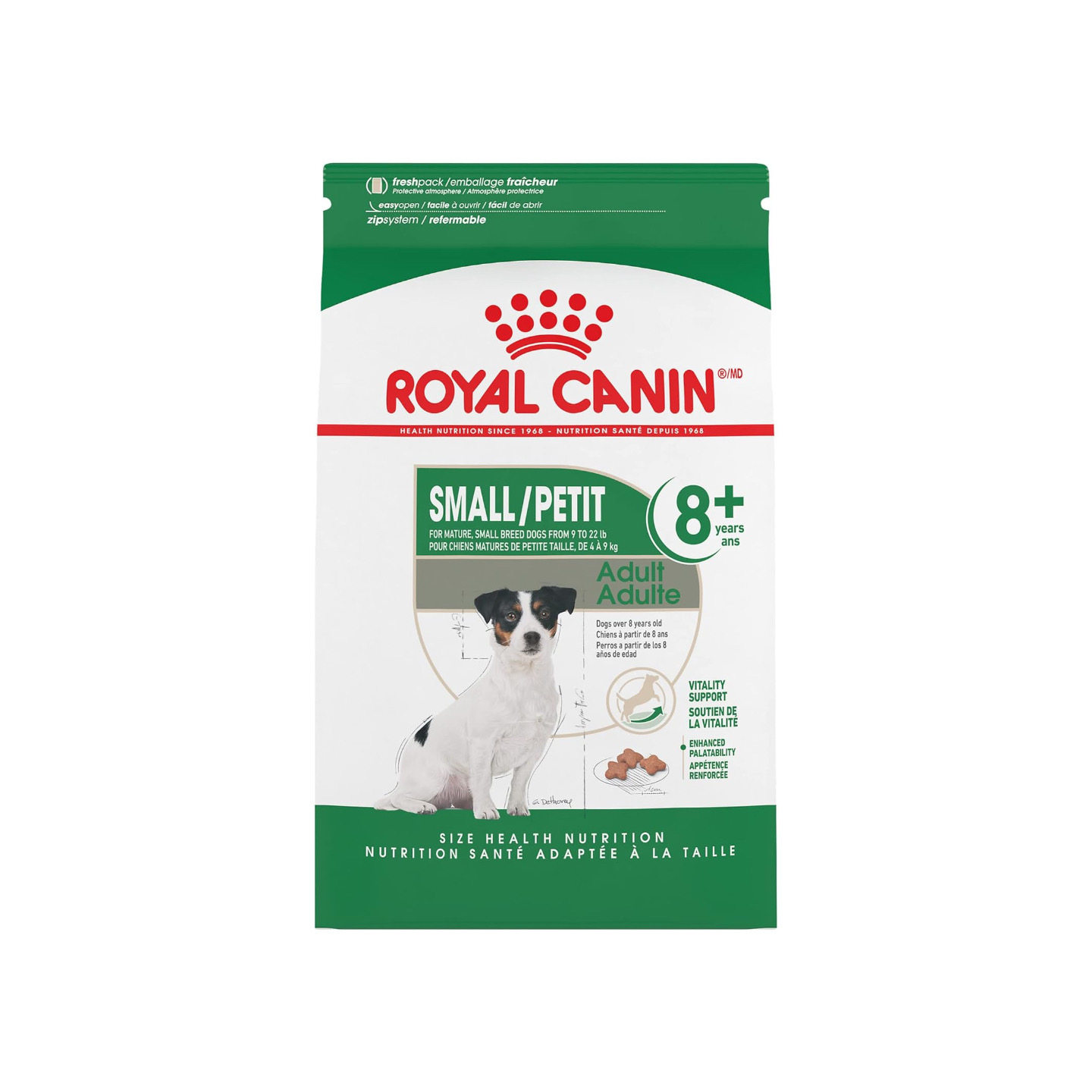 美国直邮 Royal Canin Small Adult 8+ Dry Dog 8岁+干狗粮2.5磅