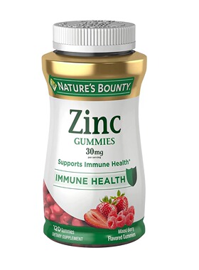 美国直邮锌补剂 Zinc Gummies, Immune Support 免yi支持健康肌肤