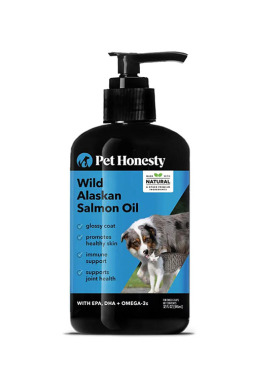 美国直邮Pet Honesty Wild Alaskan Salmon Oil for Dogs三文鱼油