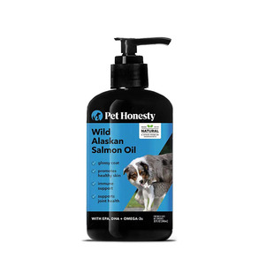 美国直邮Pet Honesty Wild Alaskan Salmon Oil for Dogs三文鱼油