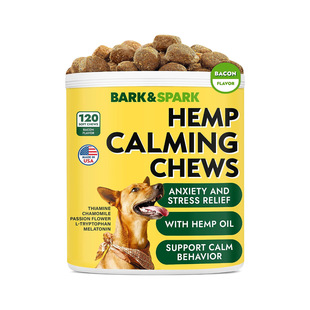 Dogs for 天然狗狗焦虑缓解压力症状 Calming 美国直邮BARK&SPARK