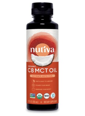 美国直邮 Nutiva Organic C8 MCT Oil有机C8 MCT油 素食无麸质