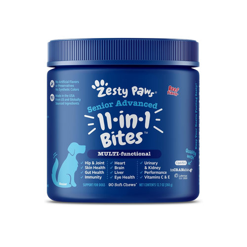 美国直邮Zesty Paws Multifunctional Supplements狗用复合维生素