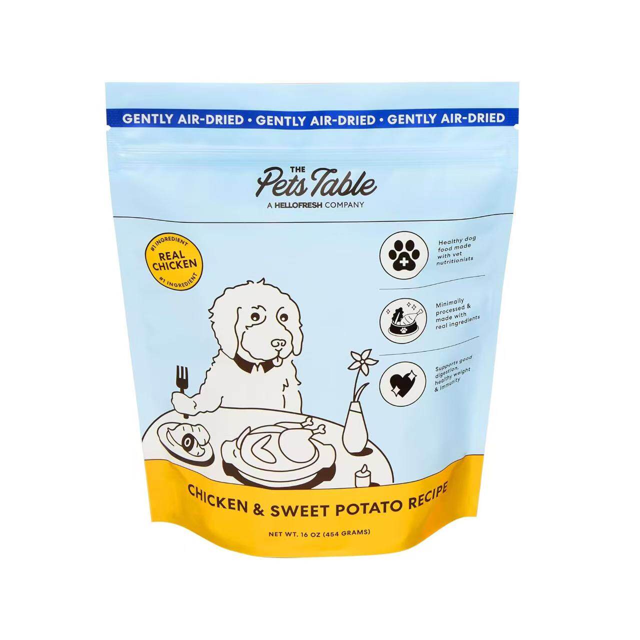 美国直邮The Pets Table Potato Air Dried Dog Food 风干狗粮1磅