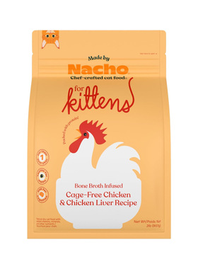 美国直邮 Made by Nacho Kitten Dry cat food骨汤健康高蛋白猫粮