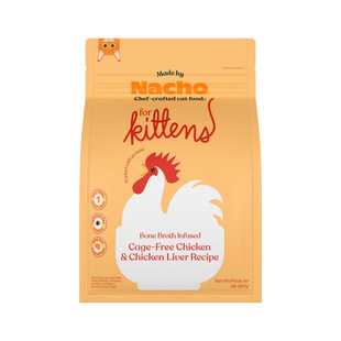 美国直邮 Made by Nacho Kitten Dry cat food骨汤健康高蛋白猫粮