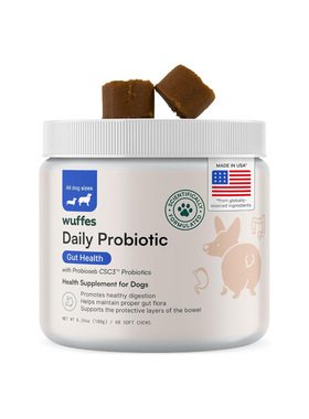 美国直邮 Wuffes Daily Probiotic for Dogs 狗用每日益生菌 60粒