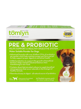美国直邮 Tomlyn Pre & Probiotic Powder for Dogs 狗用益生菌粉