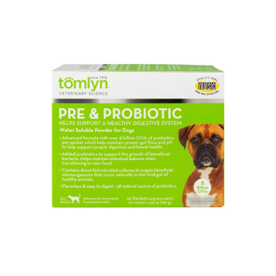 美国直邮 Tomlyn Pre & Probiotic Powder for Dogs 狗用益生菌粉