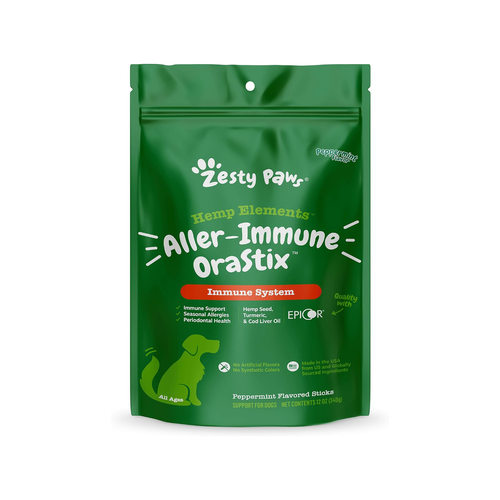 美国直邮 Zesty Paws Aller-Immune  OraStix for Dogs狗免疫支持