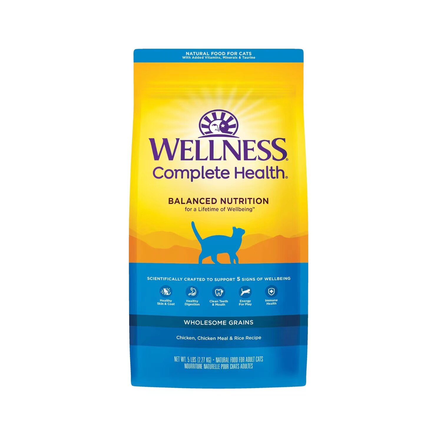 美国直邮 Wellness Complete Health Dry Cat Food天然成年干猫粮