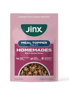 美国直邮Jinx Beef Wet Dog Food Pouches 牛肉湿狗粮狗粮混合物