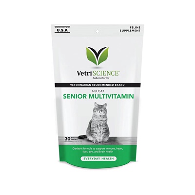 美国直邮VetriScience NuCat Senior Multivitamin猫用复合维生素