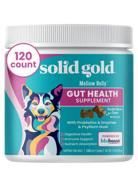 美国直邮 Solid Gold Dog Probiotic Chews 狗益生菌咀嚼片