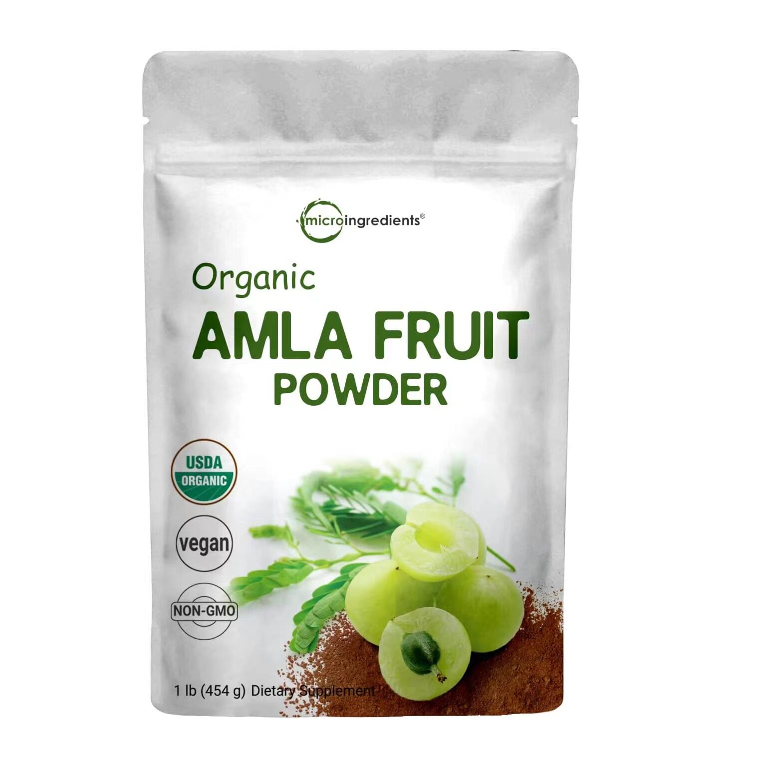 美国直邮MicroIngredients Organic Amla Powder 有机印度醋栗粉