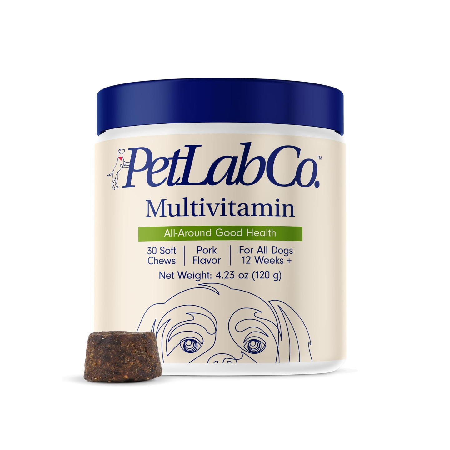 美国直邮 PetLab Co. 22 in 1 Dog Multivitamin狗多种维生素120g