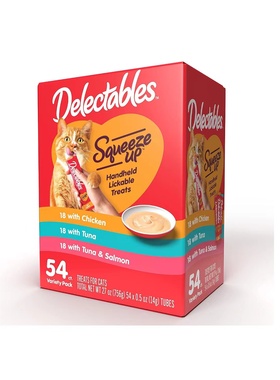 美国直邮 Hartz Wet Cat Treats 互动可舔湿猫零食 营养美味猫条