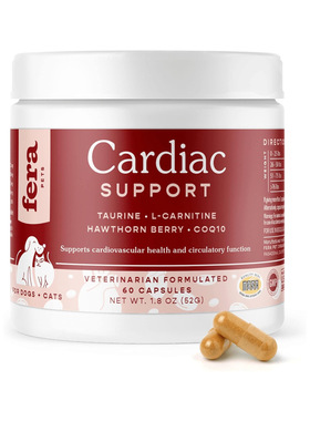 美国直邮Fera Pets Cardiac Supplement Dogs Cats宠物心脏补充剂