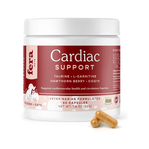 美国直邮Fera Pets Cardiac Supplement Dogs Cats宠物心脏补充剂
