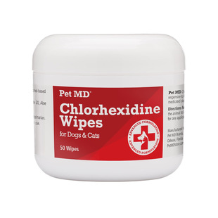 美国直邮 Pet MD Topical Wipes for Cleansing 猫狗清洁湿巾50片