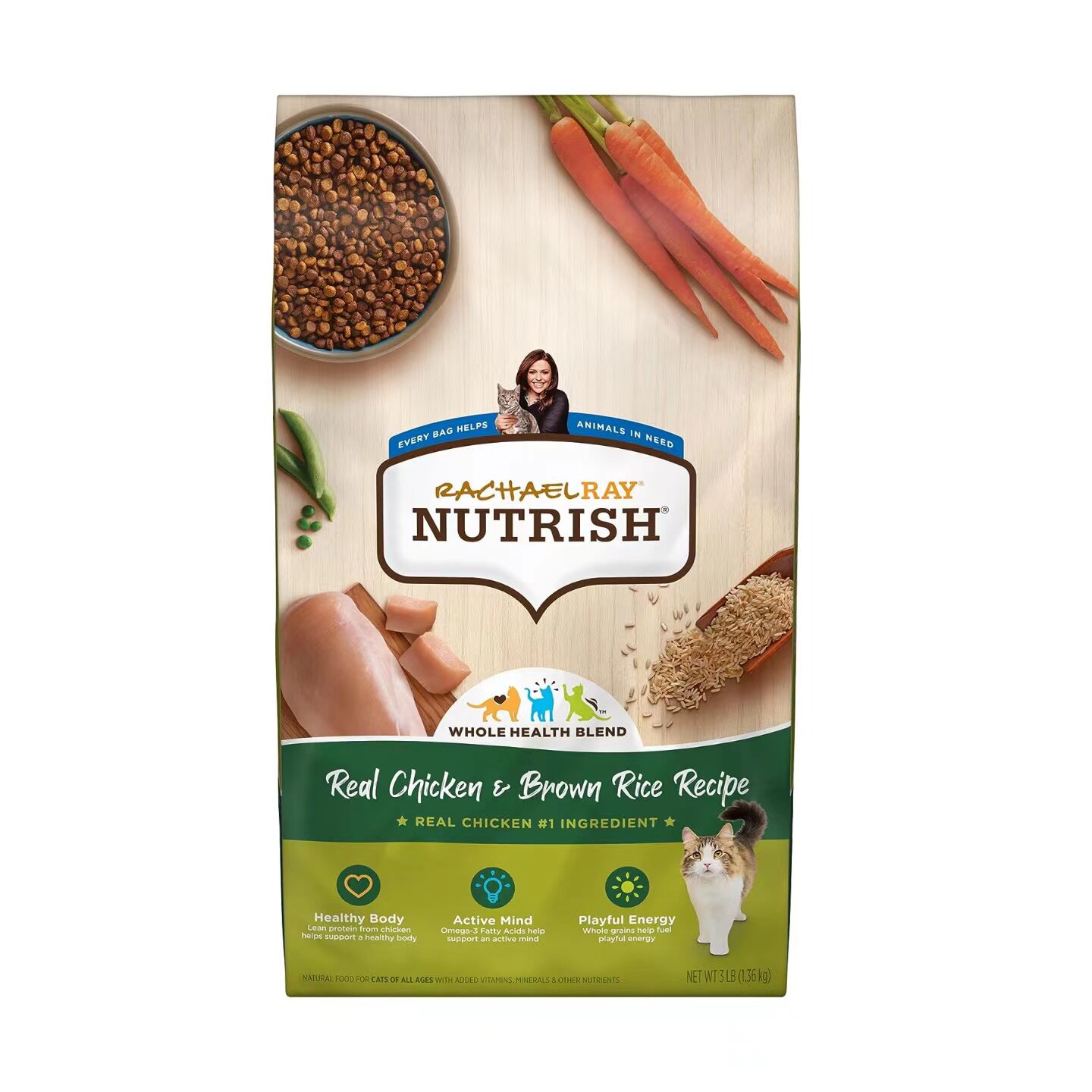 美国直邮 Rachael Ray Nutrish Premium Cat Food 优质天然干猫粮