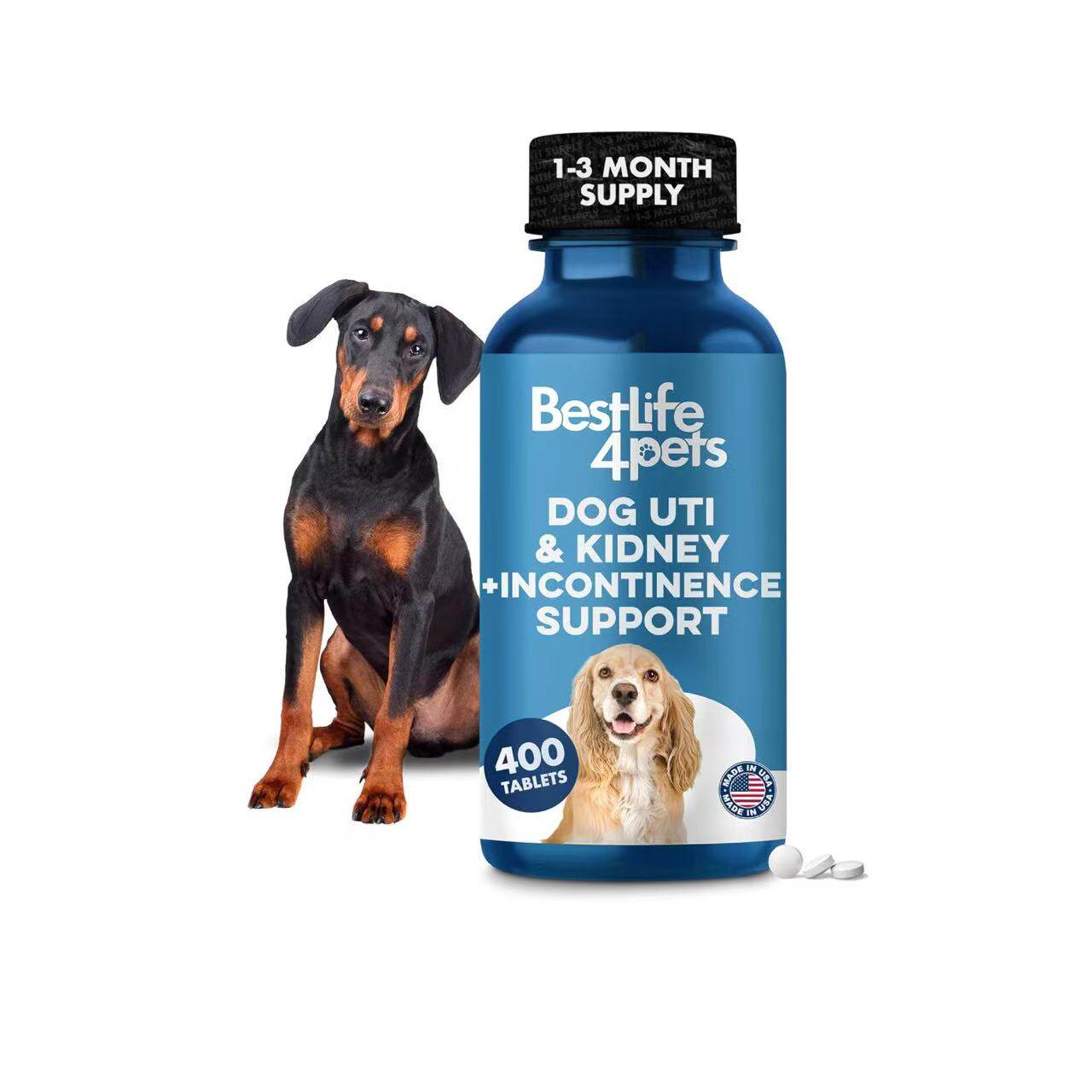 美国直邮 BestLife4Pets Dog UTI Kidney 犬泌尿道感染肾脏支持剂