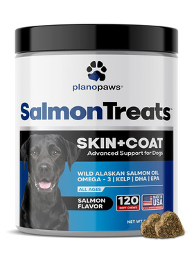 美国直邮planopaws Wild Alaskan Salmon Oil for Dogs狗用鲑鱼油
