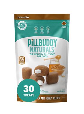 美国直邮 Presidio Pill Buddy Naturals天然健康营养狗零食 30粒