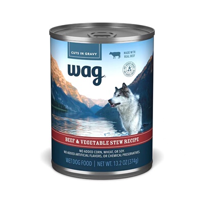 美国直邮 Wag Stew Canned Dog Food 营养丰富湿狗粮无添加 12罐