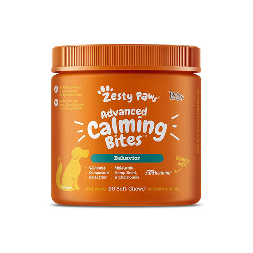 美国直邮 Zesty Paws Calming Chews for Dogs狗舒缓咀嚼舒缓压力