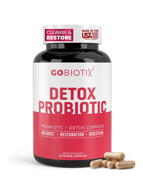 美国直邮 GOBIOTIX Detox Probiotic Supplement 益生菌补充剂
