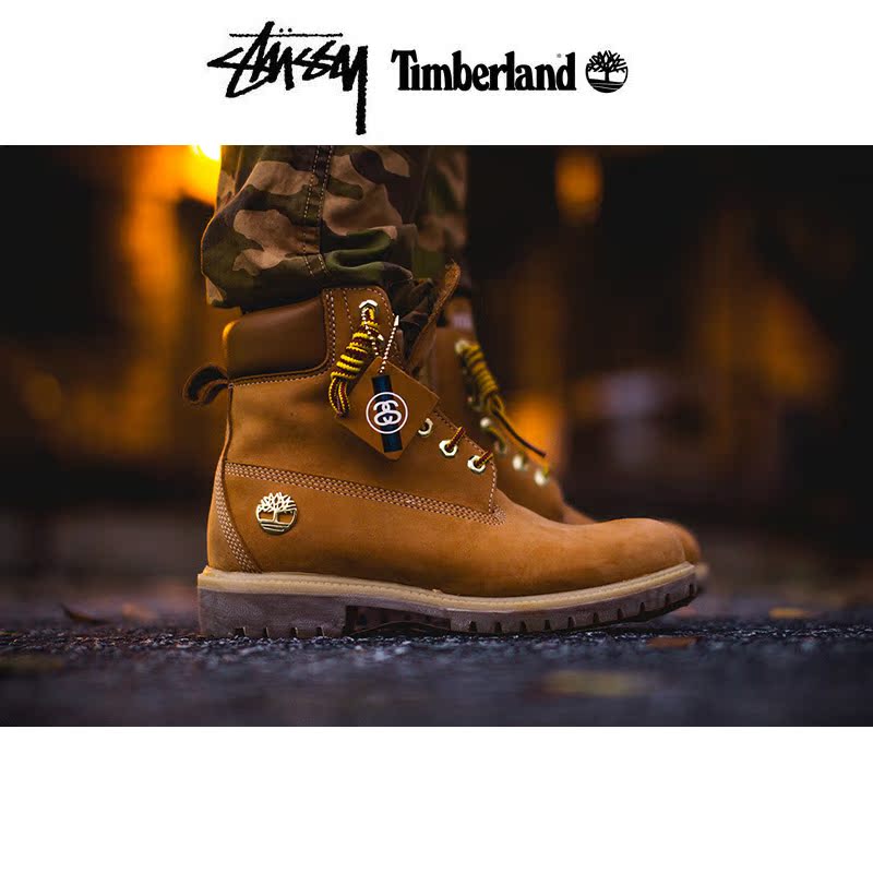 TimberlandÁªÃûStussyÌì²®Â×´ó»ÆÑ¥Ìß²»ÀÃÌí²®á°ÌìľÀ¼Âí¶¡Ñ¥ÄÐЬ