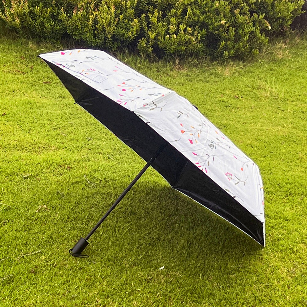高密黑胶轻量UPF50+晴雨防晒伞