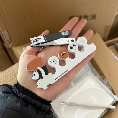 联名卡通指甲剪分指器死皮铲套装