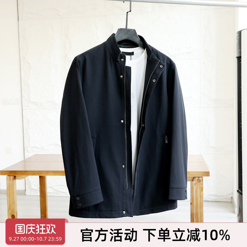 一线撤柜顺垂抗皱秋季轻商务夹克