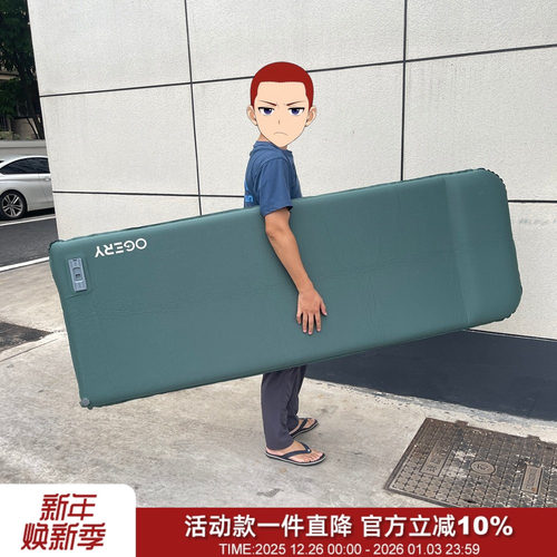 电动自充气露营睡垫奶酪气垫床