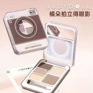 大地盘高光眼部眼影橘朵哑光Judydoll色灰眼眉粉色综合拍立得质地