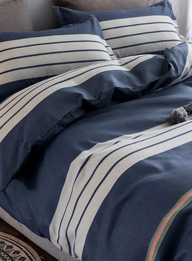 bed sheet set bedding set duvet cover Pillow Cover三四件套床