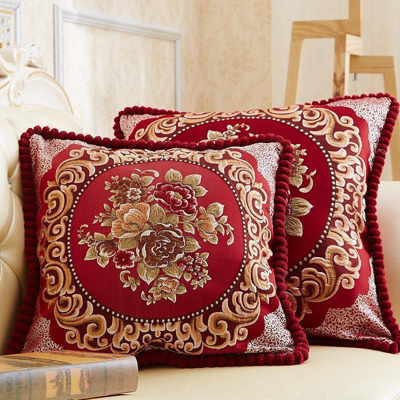 Decorative Pillows Sofa Cushion Embroidered pillowcase抱靠枕