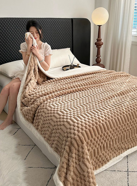 Autumn Winter Warm Blankets for Bed Soft Fluffy Blankets毯子