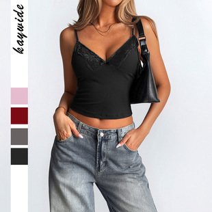 Lace Tube Women Vest Clothes性感风小吊带蕾丝背心 Top Ladies