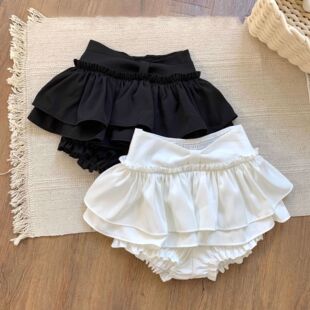 Women Skirt White 纯欲辣妹风蓬蓬a字半身裙芭蕾风白色裙超短裙