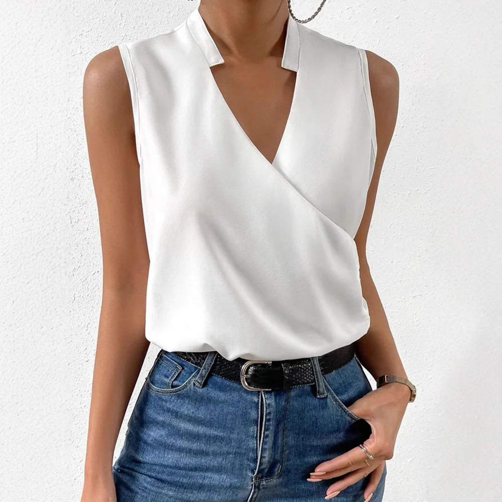 Women Tees Tops Vest女装 休闲常规套头净色多色女式上衣t恤背心