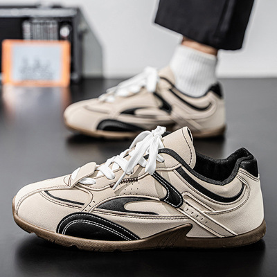 Men Sneaker Footwear Male Shoes春季百搭平底小白轻便休闲鞋