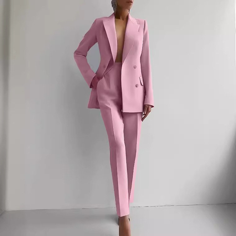 Fashion Women Outfit Suit OL Sets春季时尚休闲职业装西服套装