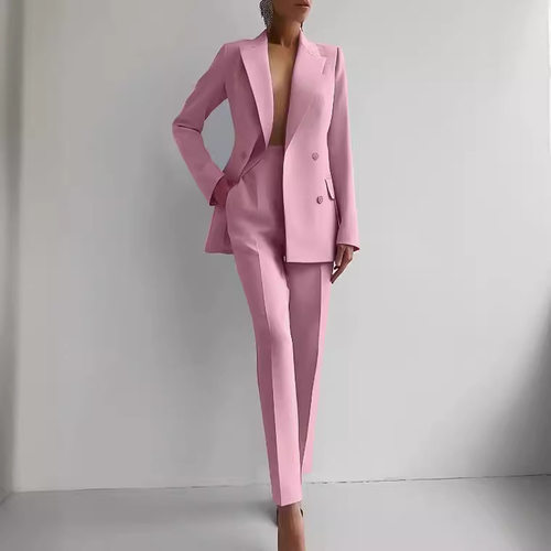 Fashion Women Outfit Suit OL Sets春季时尚休闲职业装西服套装