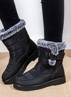 Women Boots Watarproof Ankle Winter Shoes Warm Snow Boot女靴