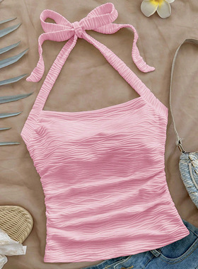 Sexy Women Vest Summer Beach Top欧美性感小背心吊带上衣女装